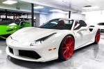 Ferrari 488 Spider on Red Forgiato Wheels (TEC 2.4) 2019 года